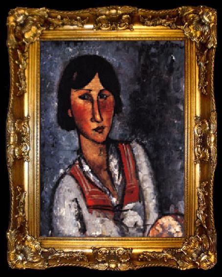 framed  Amedeo Modigliani Portrait of a Woman, ta009-2